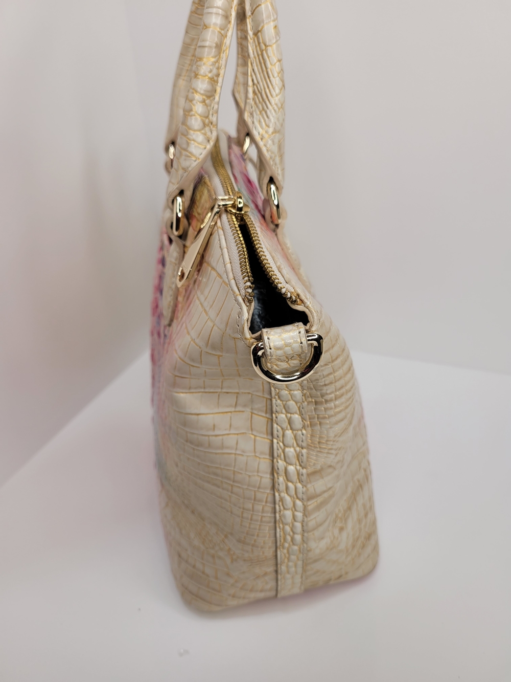 👉✨️ Brahmin Iridescent Entice Ombre Melbourne Duxbury Satchel Bag Wallet Set - Picture 10 of 15